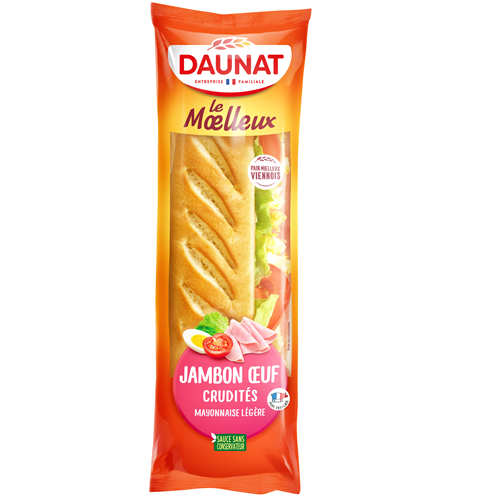 LE MOELLEUX JAMBON OEUF CRUDITES