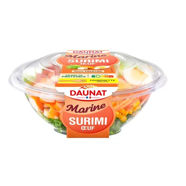 Salade Fraicheur Marine Surimi Oeuf Crudités Daunat