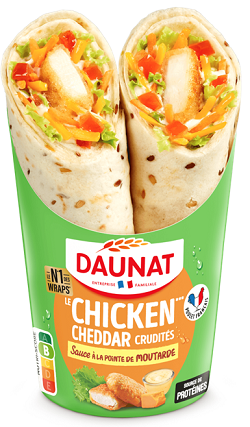 Daunat Wraps Chicken Cheddar