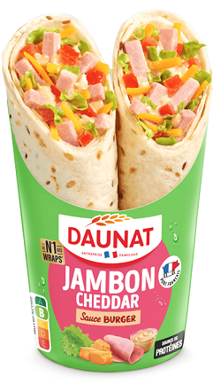 Daunat Wrap Jambon Cheddar