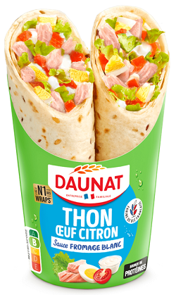 Daunat Wrap Thon Oeuf Citron