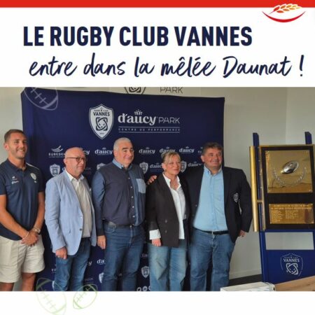 Daunat, partenaire premium du Rugby Club Vannes