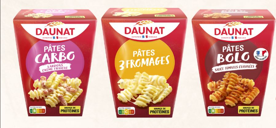 3 des 5 recettes incontournables des box de pâtes Daunat