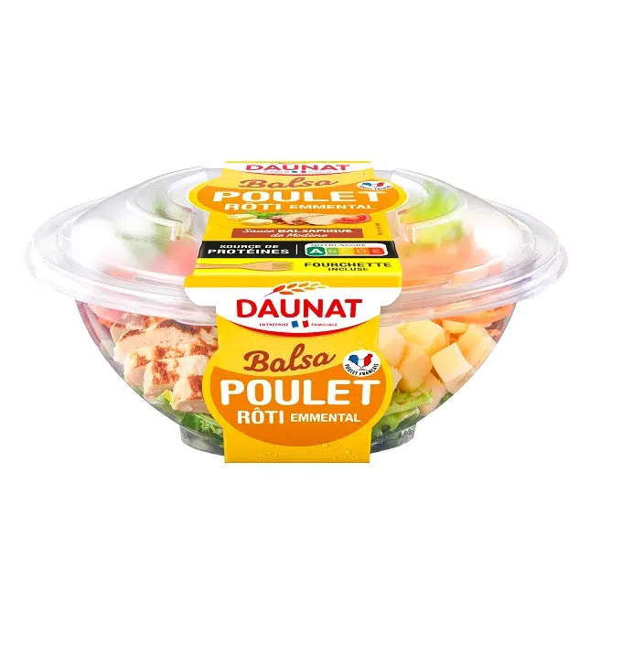 Salade Fraicheur Balsa Poulet Emmental Daunat