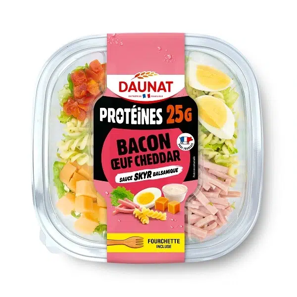 SALADE PROTEINE+ BACON OEUF CHEDDAR 250G