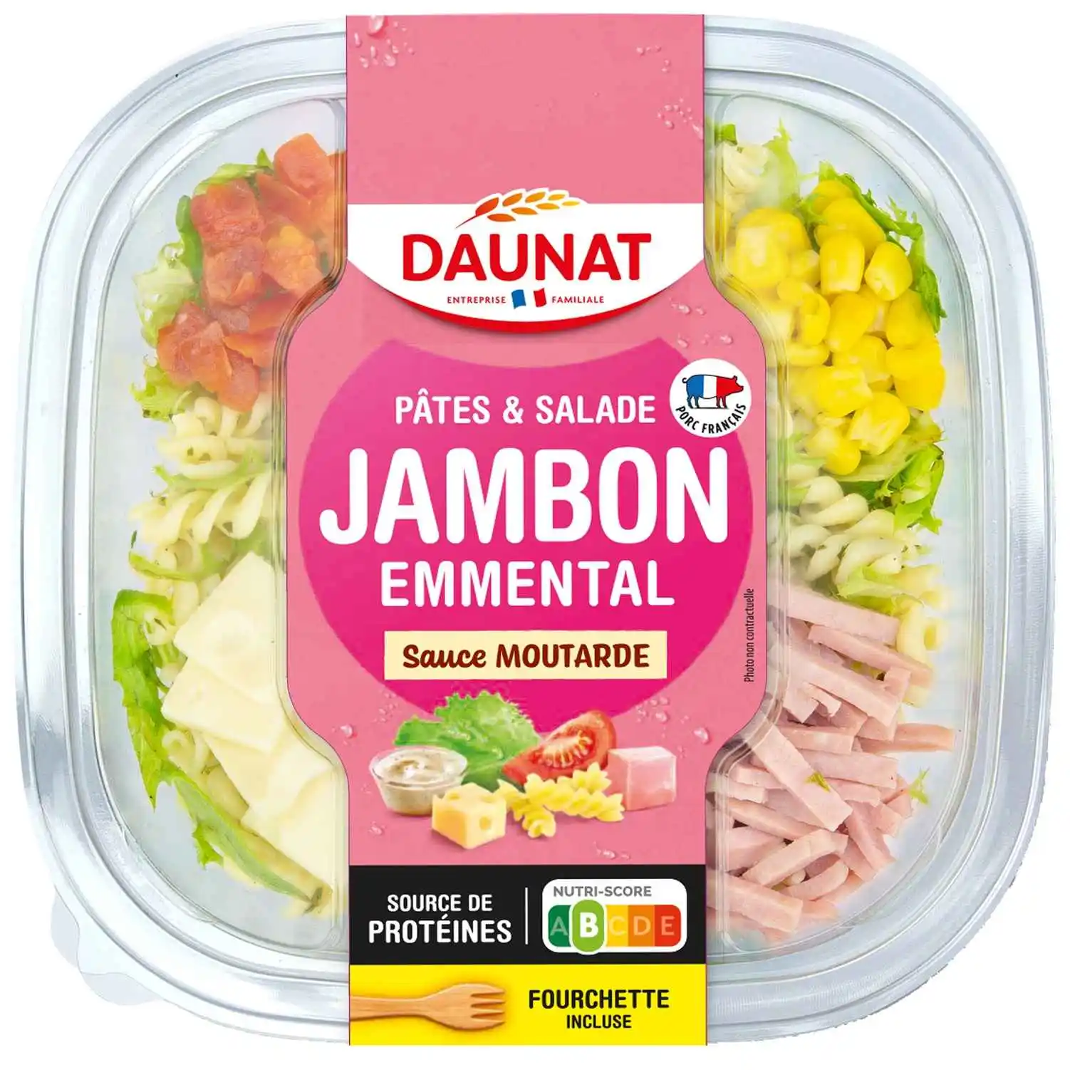 SALADE GOURMANDE JAMBON EMMENTAL