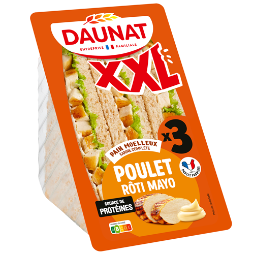 TRIANGLE XXL POULET ROTI MAYONNAISE 230G